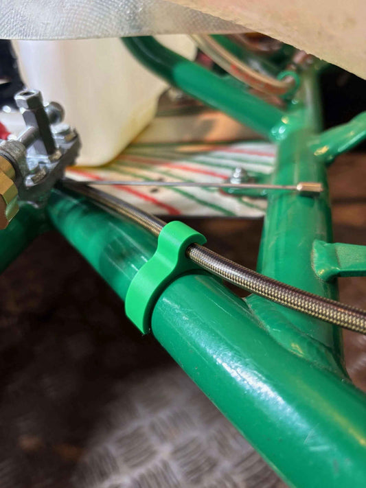 10 Clips de Fixation durite frein châssis 30mm