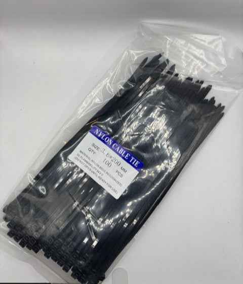 100 Serflex / collier de serrage noir 3.6x200mm Karting
