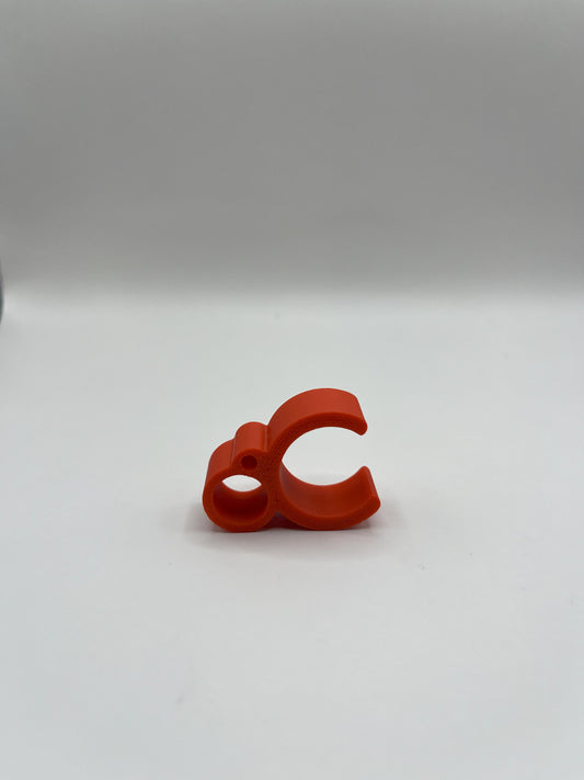 Clips châssis karting pour durite essence + câble RPM X30 / Rotax