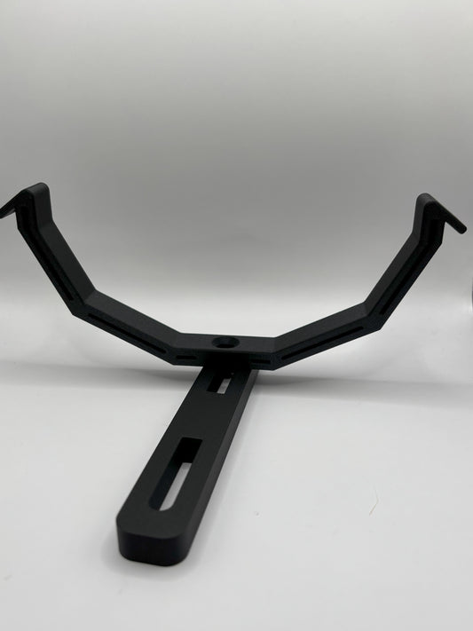 Support boite à air carbone karting X30 et KZ125 avec cale de réhausse
