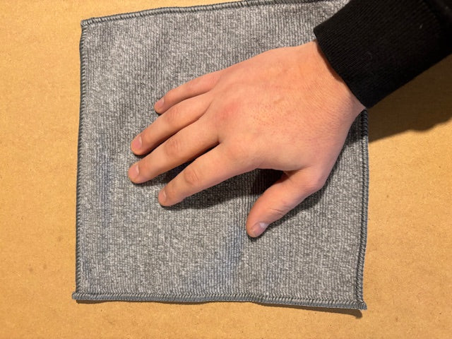 chiffon microfibre nettoyage karting
